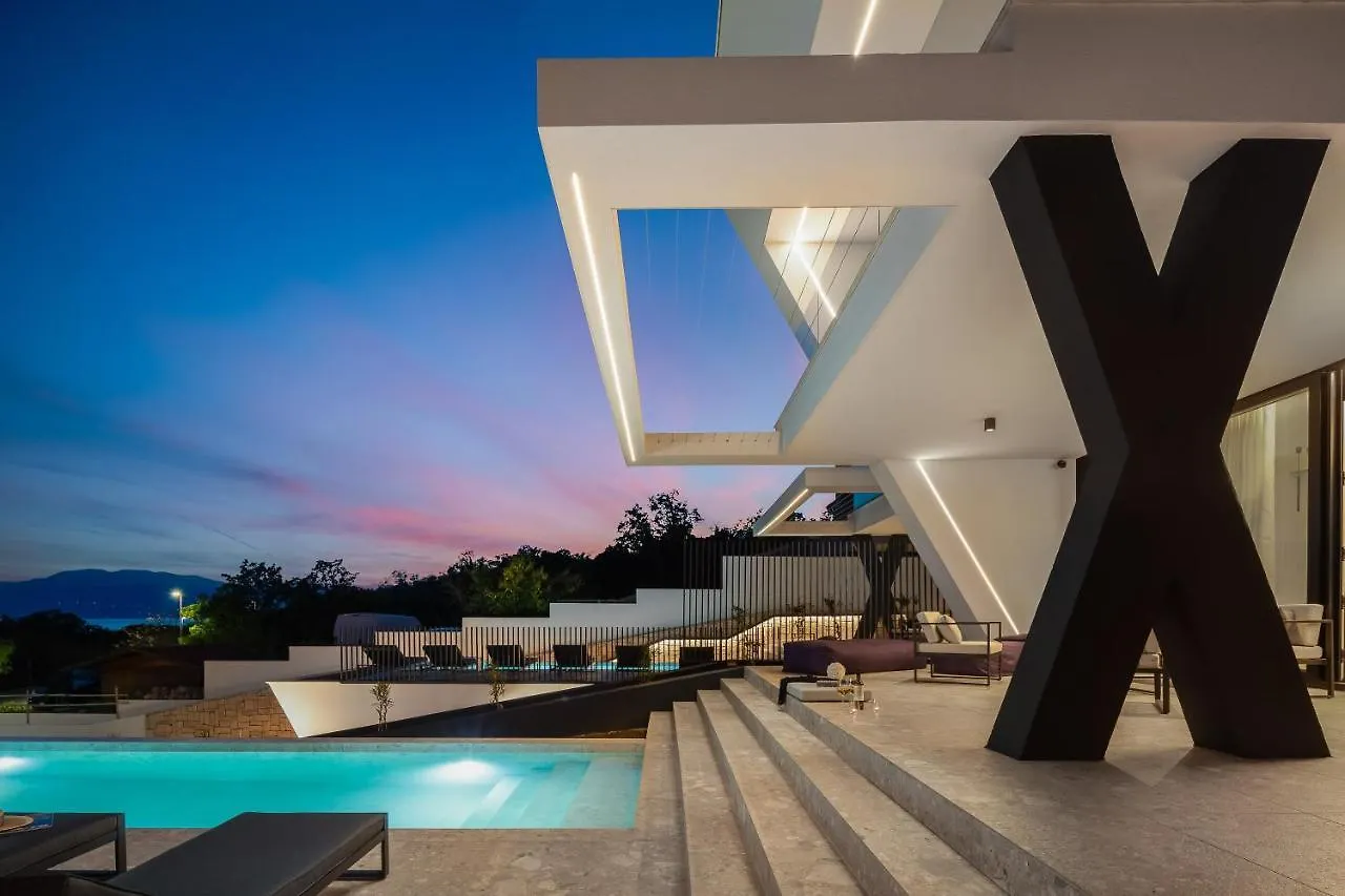 Luxury Villa Ander With Pool Kostrena Croatia