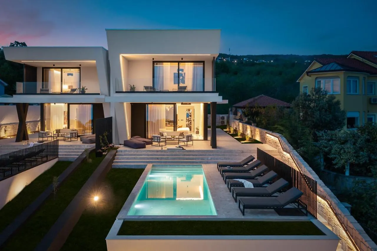 Luxury Villa Ander With Pool Kostrena Croatia